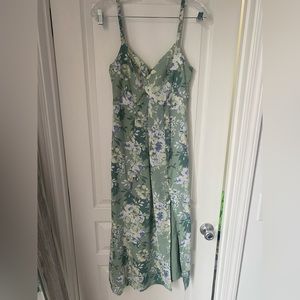 Abercrombie Twist-Front Midi Dress